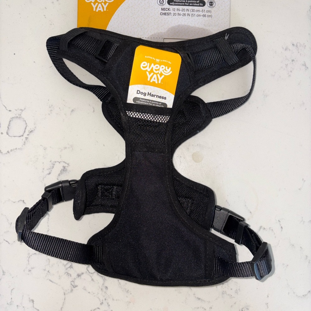Lange Black Dog Harness